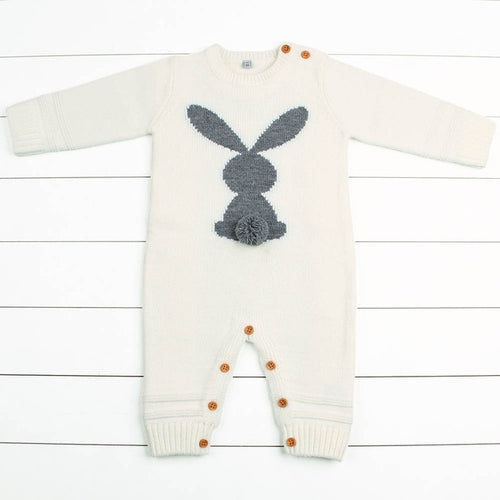 Infant Baby Rompers Winter Warm Newborn Long Sleeve Jumpsuits Outfits Solid Color Knitted Infant Girls Overalls Kids Boy Costume