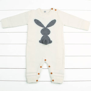 Infant Baby Rompers Winter Warm Newborn Long Sleeve Jumpsuits Outfits Solid Color Knitted Infant Girls Overalls Kids Boy Costume