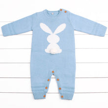 Load image into Gallery viewer, Infant Baby Rompers Winter Warm Newborn Long Sleeve Jumpsuits Outfits Solid Color Knitted Infant Girls Overalls Kids Boy Costume