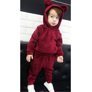 KEAIYOUHUO Boys Girls Clothes Sets Cotton Autumn Sport Suit Children Clothing Boys Suit Winter Kids Clothes Sets 2 3 4 5 6 Years