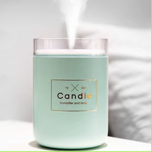 Load image into Gallery viewer, KEOKEO 300 ml Air Humidifier USB Candle Light Atmosphere Portable Air Humidifier For Office And Home Essential Oil Diffuser