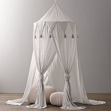 Load image into Gallery viewer, Kid Baby Bed Canopy Bedcover Mosquito Net Curtain Bedding Round Dome Tent Cotton for Baby Room Decoration 240cm x 50cm Pink 2019