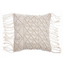 Load image into Gallery viewer, Knitted Pillow Cover Hand-woven Bohemian Cushion Cover Tassel Photo Props Literary Retro Sen Living Room Decorative Pillows Case