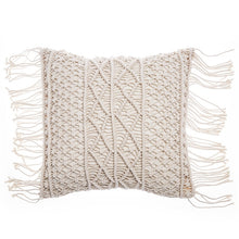 Load image into Gallery viewer, Knitted Pillow Cover Hand-woven Bohemian Cushion Cover Tassel Photo Props Literary Retro Sen Living Room Decorative Pillows Case