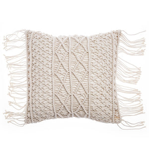 Knitted Pillow Cover Hand-woven Bohemian Cushion Cover Tassel Photo Props Literary Retro Sen Living Room Decorative Pillows Case