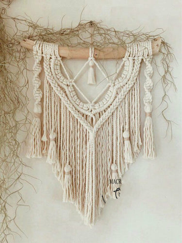 Layer Wave Macrame Wall Hanging Living Room Sofa Headboard Decoration Mandala Boho Decor Tapestry Hotel Model Room Decoration