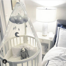 Load image into Gallery viewer, Lovely Baby Mobile Cotton Moon And Star Tent Wall Hanging Decor Toys Nordic Style Nursery Decor Photo Props Kids Bedroom Decor