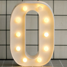 Load image into Gallery viewer, Luminous LED Letter Night Light English Alphabet Number Lamp Wedding Party Decoration Christmas Home Decoration Accessories