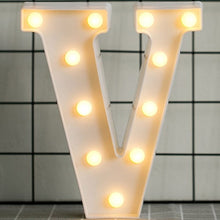 Load image into Gallery viewer, Luminous LED Letter Night Light English Alphabet Number Lamp Wedding Party Decoration Christmas Home Decoration Accessories