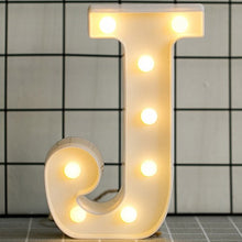 Load image into Gallery viewer, Luminous LED Letter Night Light English Alphabet Number Lamp Wedding Party Decoration Christmas Home Decoration Accessories
