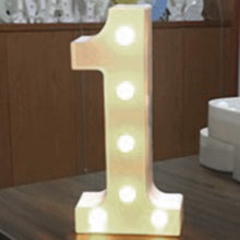 Load image into Gallery viewer, Luminous LED Letter Night Light English Alphabet Number Lamp Wedding Party Decoration Christmas Home Decoration Accessories