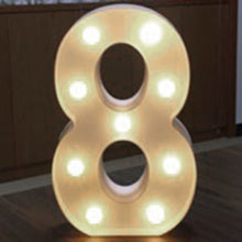 Load image into Gallery viewer, Luminous LED Letter Night Light English Alphabet Number Lamp Wedding Party Decoration Christmas Home Decoration Accessories
