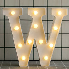 Load image into Gallery viewer, Luminous LED Letter Night Light English Alphabet Number Lamp Wedding Party Decoration Christmas Home Decoration Accessories