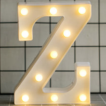 Load image into Gallery viewer, Luminous LED Letter Night Light English Alphabet Number Lamp Wedding Party Decoration Christmas Home Decoration Accessories