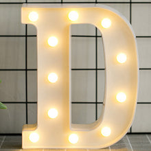Load image into Gallery viewer, Luminous LED Letter Night Light English Alphabet Number Lamp Wedding Party Decoration Christmas Home Decoration Accessories