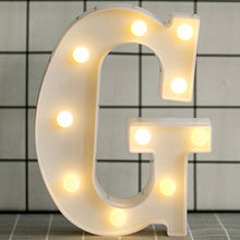 Load image into Gallery viewer, Luminous LED Letter Night Light English Alphabet Number Lamp Wedding Party Decoration Christmas Home Decoration Accessories