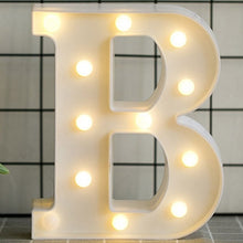 Load image into Gallery viewer, Luminous LED Letter Night Light English Alphabet Number Lamp Wedding Party Decoration Christmas Home Decoration Accessories