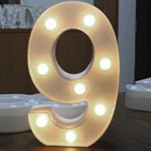 Load image into Gallery viewer, Luminous LED Letter Night Light English Alphabet Number Lamp Wedding Party Decoration Christmas Home Decoration Accessories