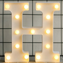Load image into Gallery viewer, Luminous LED Letter Night Light English Alphabet Number Lamp Wedding Party Decoration Christmas Home Decoration Accessories