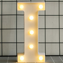 Load image into Gallery viewer, Luminous LED Letter Night Light English Alphabet Number Lamp Wedding Party Decoration Christmas Home Decoration Accessories