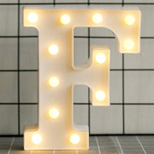 Load image into Gallery viewer, Luminous LED Letter Night Light English Alphabet Number Lamp Wedding Party Decoration Christmas Home Decoration Accessories