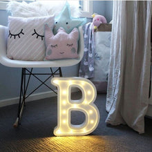Load image into Gallery viewer, Luminous LED Letter Night Light English Alphabet Number Lamp Wedding Party Decoration Christmas Home Decoration Accessories