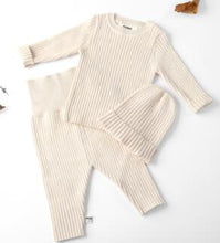 Load image into Gallery viewer, MILANCEL Baby Clothing Set Knit Baby Girls Clothes Toddler Boys Clothes Hat Sweater and Pants Baby Set Kids Boutique Clothes