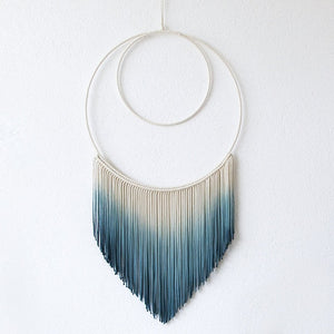 Macrame Hand-woven Dyed Tapestry Wall Hanging Princess Room Bedroom Wall Hanging Boho Decor