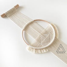Load image into Gallery viewer, Macrame Tapestry Wall Hanging Cotton Woven Round Tapestry Wall Hanging Restaurant Creative Boho Decor  Mexican Home Decoration
