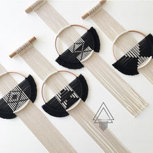 Load image into Gallery viewer, Macrame Tapestry Wall Hanging Cotton Woven Round Tapestry Wall Hanging Restaurant Creative Boho Decor  Mexican Home Decoration