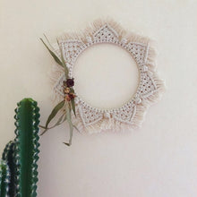 Load image into Gallery viewer, Macrame Tapestry Wall Hanging  Decorative Mirror  Bohemia Creative Home Art Wall Decorations Boho Decor Home