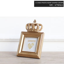 Load image into Gallery viewer, Miz 1 Piece 5 Model Luxury Baroque Style Gold Crown Home Decor Creative Resin Picture Desktop Frame Photo Frame Gift for Friend