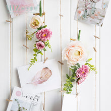 Load image into Gallery viewer, Miz 1 Piece Artificial Flowers Wall Decorations Living Room Wedding Gift Accessories Flower Clip Curtain Accessories