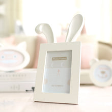 Load image into Gallery viewer, Miz Home Anna Series Cat Face Photo Frame Cute Smile Animal Face Resin Wooden for Baby Kid Picture Frames Desktop Frame ANN01001