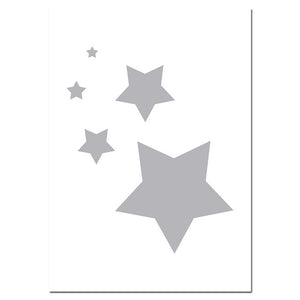 NICOLESHENTING Birth Stats Custom Posters Cartoon Nursery Canvas Art Prints Painting Wall Picture Nordic Kids Bedroom Decoration