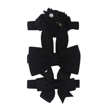 Load image into Gallery viewer, New 3pcs/lot Kids Baby Girls Floral Headband Chiffon Ribbon Bowknot Hair Accessories Hairband Set Elastic Children Kids Headwear