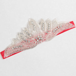 New Fashion Diamond Rhinestone Upscale Children's Hair Band Angel Wings Crown Kids Princess Headwrap Baby Girls Headband