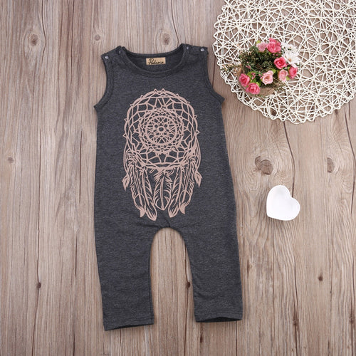 New Toddler Kids Girls Sleveeless Floral Romper Jumpsuit Outfit Sunsuit Baby Girl Clothes