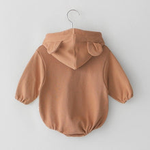 Load image into Gallery viewer, Newborn Long Sleeve Cotton Rompers For Baby Boy Girls Rabbit  Bear Cartoon Hooded Clothes Outfit 2019 Spring Autumn Roupa Menino