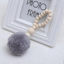 Load image into Gallery viewer, Nordic Wooden Beads Ornament Double Star Moon Kids Room Decoration Baby Crib Tent Hanging Pendant Wall Decor Photography Props