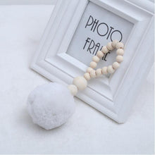Load image into Gallery viewer, Nordic Wooden Beads Ornament Double Star Moon Kids Room Decoration Baby Crib Tent Hanging Pendant Wall Decor Photography Props