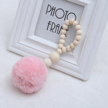 Load image into Gallery viewer, Nordic Wooden Beads Ornament Double Star Moon Kids Room Decoration Baby Crib Tent Hanging Pendant Wall Decor Photography Props