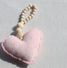 Load image into Gallery viewer, Nordic Wooden Beads Ornament Double Star Moon Kids Room Decoration Baby Crib Tent Hanging Pendant Wall Decor Photography Props
