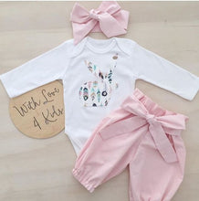 Load image into Gallery viewer, PUDCOCO  Newborn Infant Baby Girls Clothes Jumpsuit Romper Bodysuit +Pants Outfits Set Support wholesale