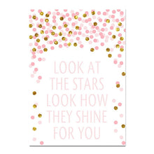 Load image into Gallery viewer, Pink Unicorn Poster Nursery Quotes Art Wall Canvas Print Painting Nordic Style Decorative Picture Baby Girl Bedroom Decoration