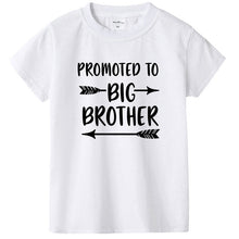 Load image into Gallery viewer, Promoted To Big Brother Kids Tshirt Boys Tops Summer Short Sleeve Toddler Boy Shirt Casual Children Clothing Girls T Shirt