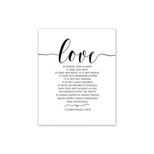 Load image into Gallery viewer, Scandinavian Style Love Poster Black and White Canvas Painting Amore Wall Pictures For Living Room Nordic Decoration Home Art