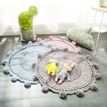 Load image into Gallery viewer, Soft Baby Play Mat Tapete Infantil Kids Knitted Gym Carpet Round Floor Mats Infant Rug Nordic Baby Room Decor Toys for Children