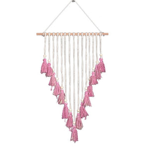 Tapestry Handmade Tassel Macrame Hanging Decorations Bohemian Handwork Wall Tapestry Living Room Bedroom Wall Decoration