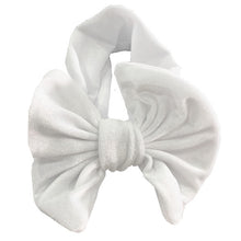 Load image into Gallery viewer, Toddle Kids Baby Girl Gold Velvet Headband Fashion Solid Cloth Bow Turban Knot Head Wrap Hairband Stretch Girls Headbands 3-12M